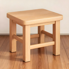 小椅子家用客厅板凳幼儿园木凳子儿童结实耐用靠背沙发凳实木矮凳
