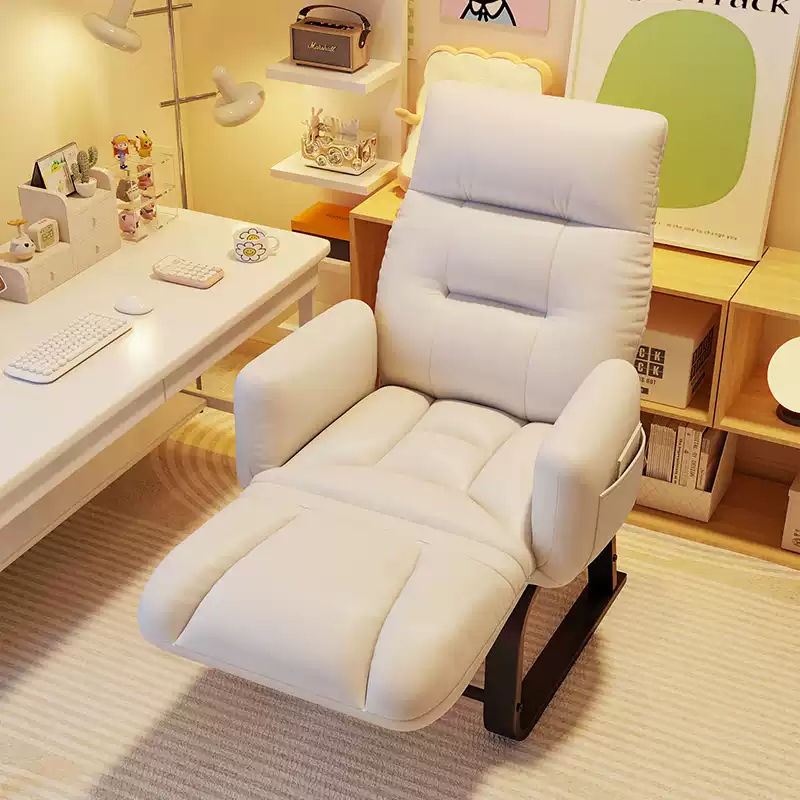 躺椅办公室折叠午休椅家用休闲 靠背椅懒人沙发椅单人坐躺睡三用