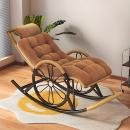 摇摇椅躺椅成人可睡觉阳台家用休闲2025新款 老人专用午休懒人藤椅