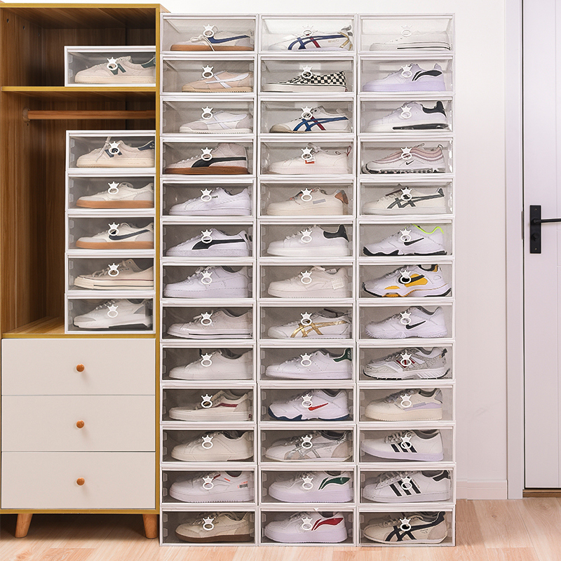 神器塑料家用防尘省空间鞋盒