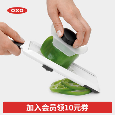 oxo手持不锈钢切片器切菜神器