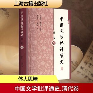 中国文学批评通史·清代卷 邬国平,王镇远 著 著 王运熙,顾易生 主编 编 文学理论/文学评论与研究文学 新华书店正版图书籍