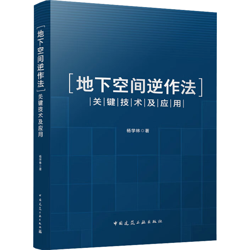 地下空间逆作法关键技术及应用 杨学林 著 建筑/水利（新）专业科技 新华书店正版图书籍 中国建筑工业出版社