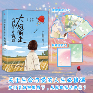 随书附明信片+信纸】大风偷走我的红色毛线帽 重新审视人生意义 审视生命与热爱的真谛 给青年人的沉浸式治愈指南 新华正版书籍