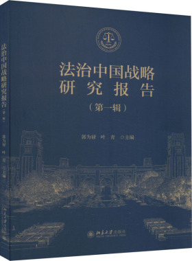 法治中国战略研究报告(第1辑) 郭为禄,叶青 编 民法社科 新华书店正版图书籍 北京大学出版社