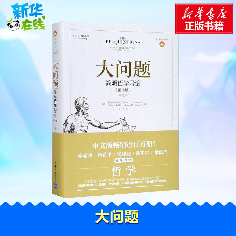 大问题(简明哲学导论第 10版)第十版罗伯特所罗门凯思林 好读又难得的哲学入门书 西方哲学史尼采主义所罗门简史新华书店正版