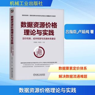 数据资源价格理论与实践：定价机制、成本核算与流通体系建设 吕指臣,卢延纯 著 著 其它计算机/网络书籍专业科技