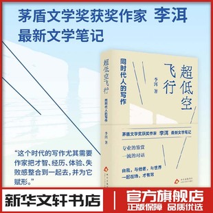 超低空飞行 同时代人的写作 李洱 著 现代/当代文学文学 新华书店正版图书籍 北京十月文艺出版社
