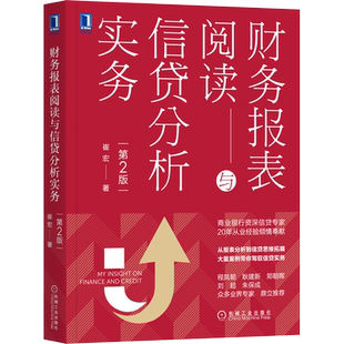 财务报表阅读与信贷分析实务(第2版) 崔宏 著 金融经管、励志 新华书店正版图书籍 机械工业出版社