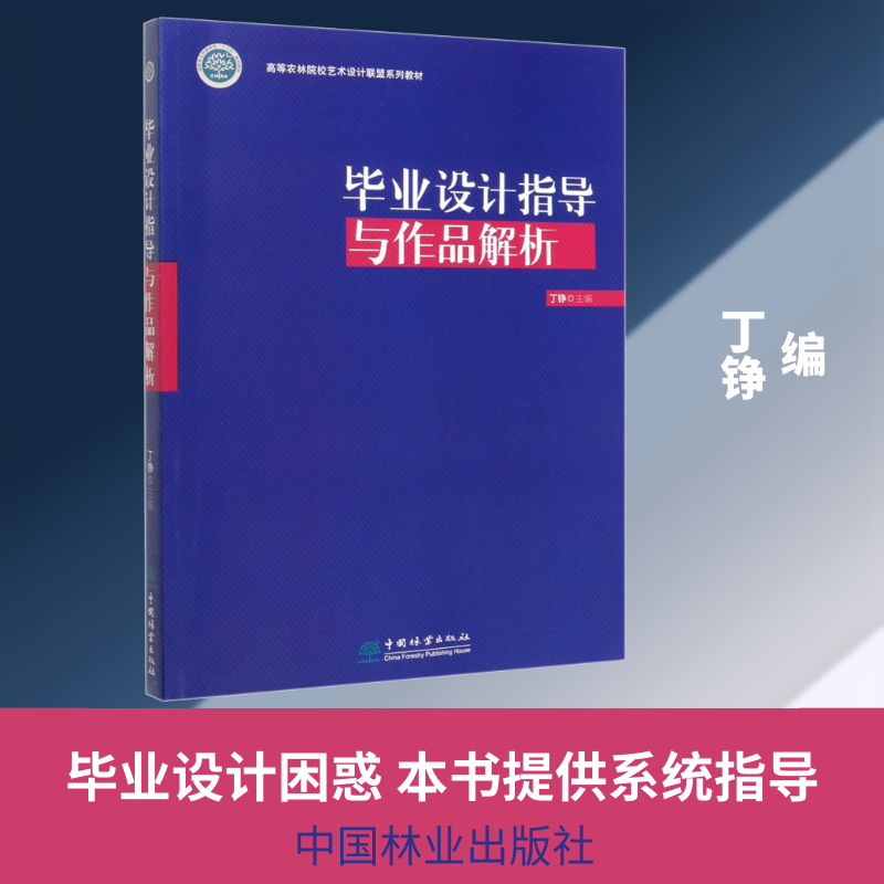 毕业设计指导与作品解析 丁铮 编 设计大中专 新华书店正版图书籍 中国林业出版社