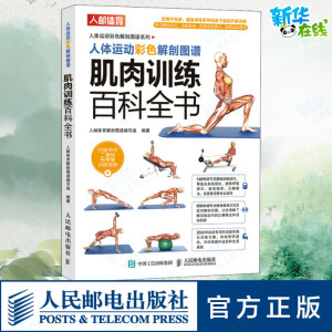 人体运动彩色解剖图谱 肌肉训练百科全书 人邮体育解剖图谱编写组 编 体育运动(新)生活 新华书店正版图书籍 人民邮电出版社