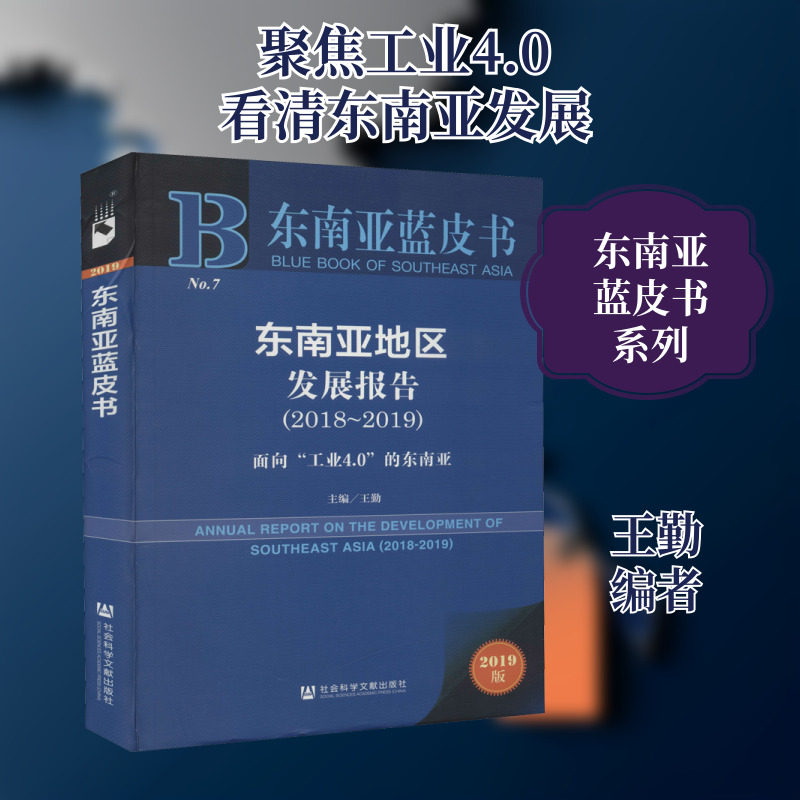东南亚地区发展报告(2018-2019) 面向"工业4.0"的东南亚 2019版 王勤 编 世界及各国经济概况经管、励志 新华书店正版图书籍
