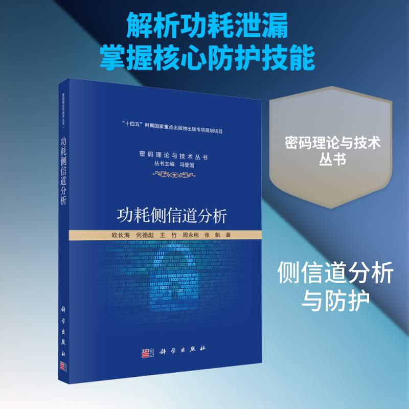 功耗侧信道分析 欧长海 等 著 著 电子电路专业科技 新华书店正版图书籍 科学出版社