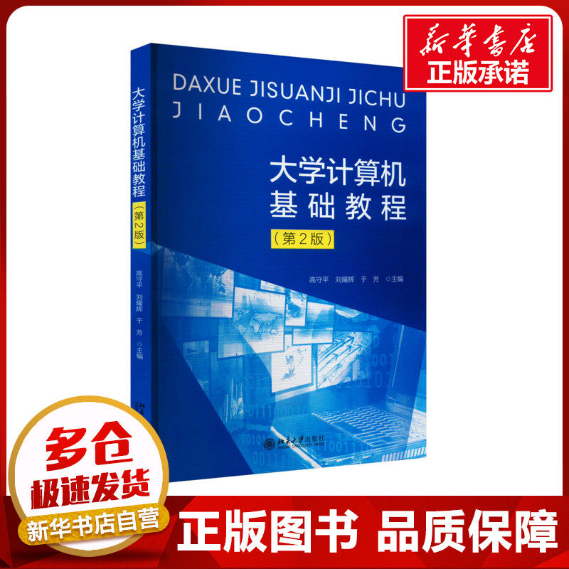 大学计算机基础教程(第2版) 高守平,刘耀辉,于芳 编 计算机理论和方法（新）大中专 新华书店正版图书籍 北京大学出版社