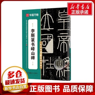 字帖书籍艺术 社 华夏万卷 湖南美术出版 图书籍 新华书店正版 篆刻 书法 编 高效图解·技法视频版 李斯篆书峄山碑