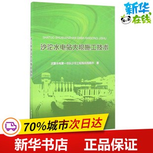 沙沱水电站大坝施工技术 武警水电第一总队沙沱工程练兵指挥所 著 建筑/水利（新）专业科技 新华书店正版图书籍