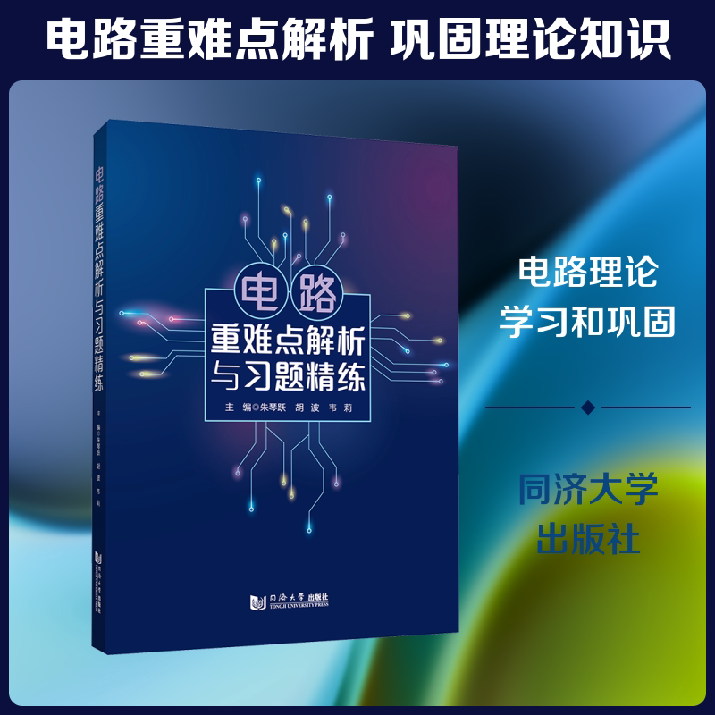 电路重难点解析与习题精练 朱琴跃,胡波,韦莉 主编 编 电子电路专业科技 新华书店正版图书籍 同济大学出版社