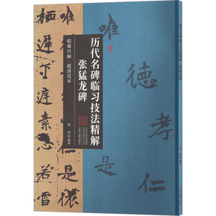 历代名碑临习技法精解 张猛龙碑 张岩 编 书法/篆刻/字帖书籍艺术 新华书店正版图书籍 中州古籍出版社