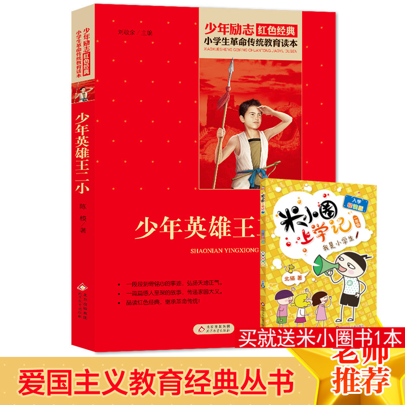 少年英雄王二红色经典书籍小学生