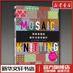 贝恩德·凯斯特勒 著 河南科学技术出版 棒针马赛克编织 社 图书籍 德 新华书店正版 简单易懂 都市手工艺书籍生活