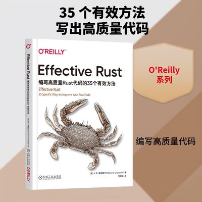 EFFECTIVE RUST：编写高质量RUST代码的35个有效方法 (英)大卫·德赖斯代尔(David Drysdale) 著 著 邝劲强 译 译 程序设计（新）