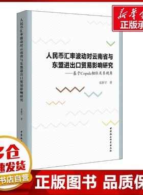 人民币汇率波动对云南省与东盟进出口贸易影响研究——基于Copula相依关系视角 袁新宇 著 金融经管、励志 新华书店正版图书籍