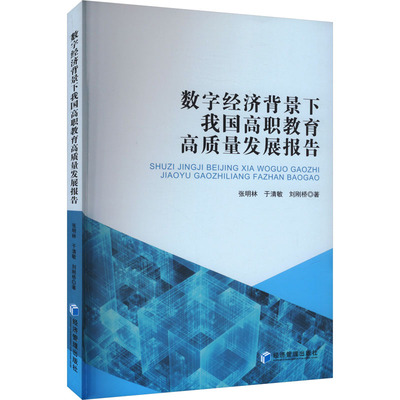 数字经济背景下我国高职教育高质量发展报告 张明林,于清敏,刘刚桥 著 育儿其他文教 新华书店正版图书籍 经济管理出版社