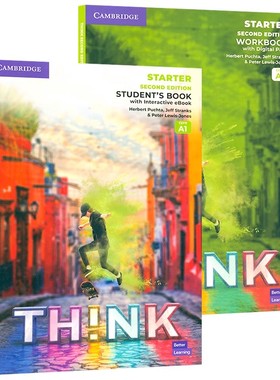 THINK STARTER（STUDENT'S BOOK&WORKBOOK）2ND EDITION Puchta,Jeff Stranks&Lewis-Jones,Puchta,Stranks&Lewis-Jones 著 著