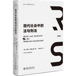 现代社会中的法与刑法 (德)阿明·英格兰德 著 邓卓行 译 民法社科 新华书店正版图书籍 北京大学出版社