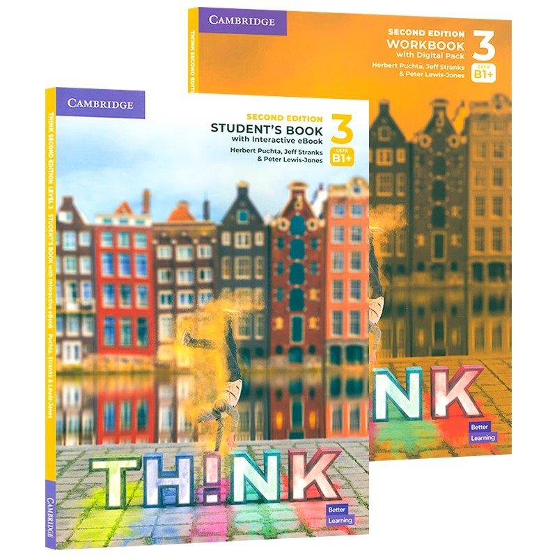 THINK 3（STUDENT'S BOOK&WORKBOOK）4ND EDITION HerbertPuchta 著 进口教材/考试类/工具书类原版书外版书 新华书店正版图书籍