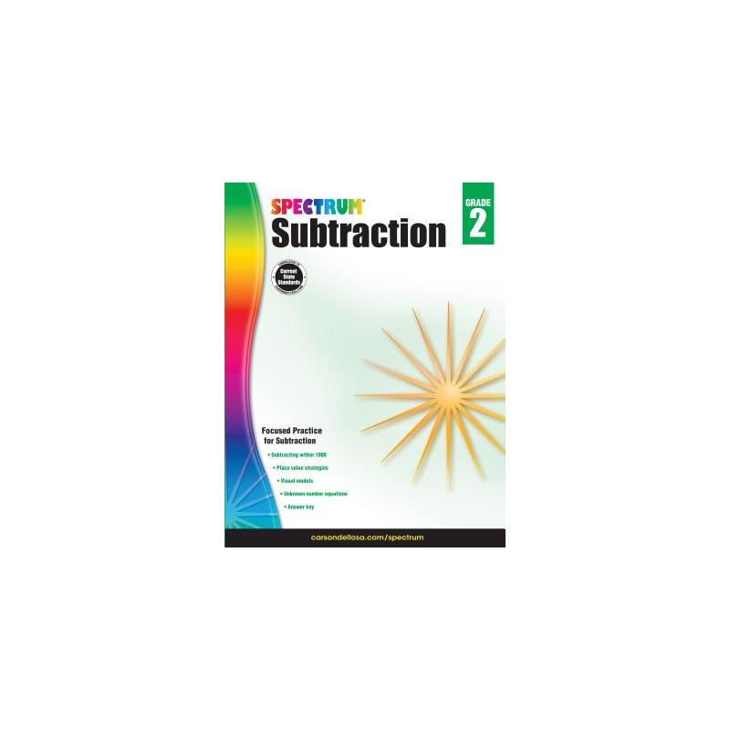 Subtraction, Grade 2 Spectrum(Compiled by) 著 进口教材/考试类/工具书类原版书外版书 新华书店正版图书籍 FOREIGN PUBLISHER