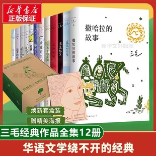 三毛作品全集12册 新版套装 亲爱的三毛我的宝贝撒哈拉的故事万水千山走遍雨季不再来我的灵魂骑在纸背上三毛游文学随笔畅销书籍