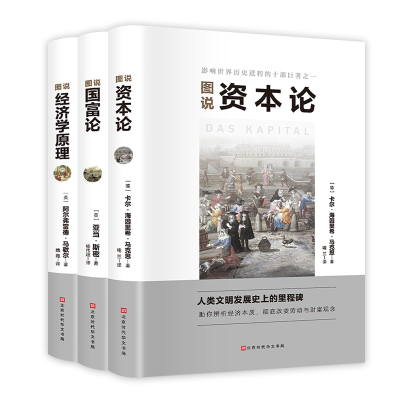 【新华文轩】图说经济学套装3册卡尔·海因里希·马克思宏观微观经济学基础 投资理财道德情操论 正版书籍 新华书店旗舰店文轩官网