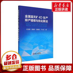 矿业技术专业科技 社 顾清华 冶金工业出版 图书籍 新华书店正版 著 等 顾晓薇 闫宝霞 金属露天矿4D生产排产建模与优化算法