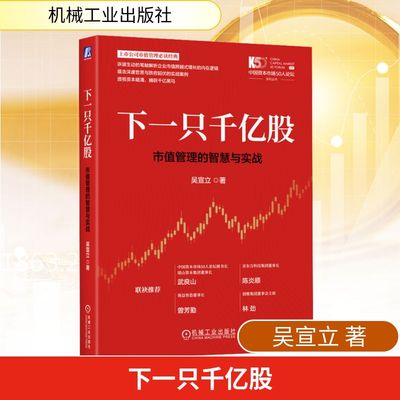 下一只千亿股：市值管理的智慧与实战 吴宣立 著 著 金融投资经管、励志 新华书店正版图书籍 机械工业出版社
