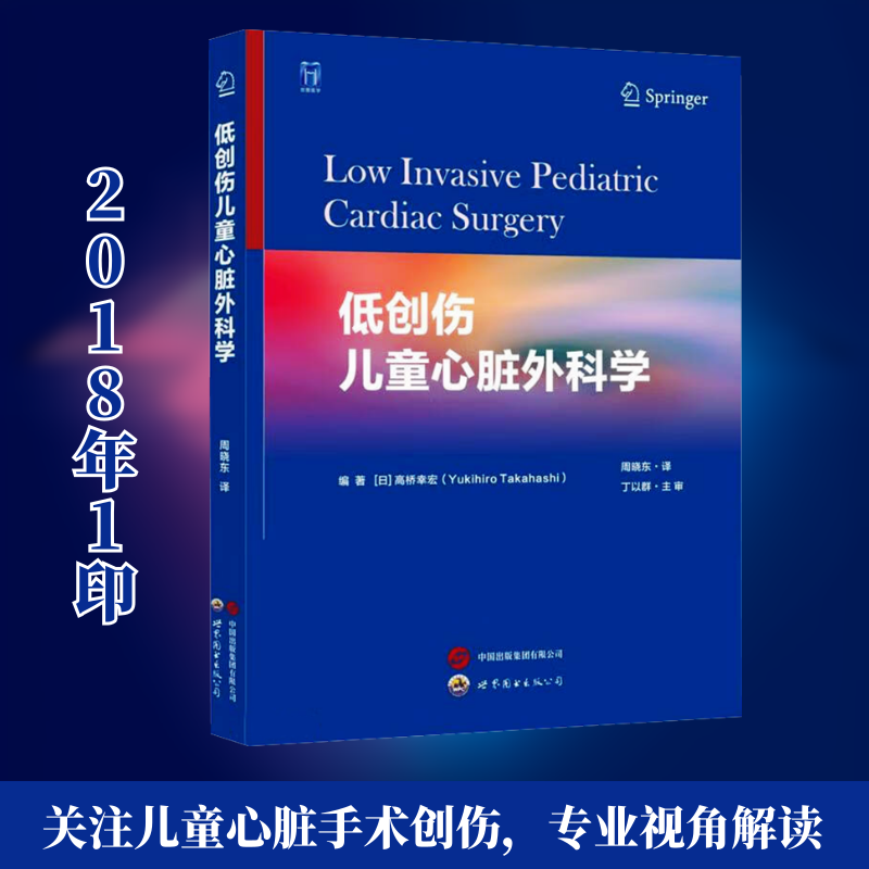 低创伤儿童心脏外科学 (日)高桥幸宏 编著 编 周晓东 译 译 大学教材大中专 新华书店正版图书籍 世界图书出版西安有限公司