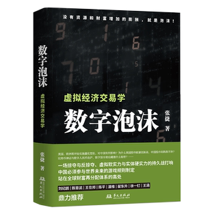 数字泡沫 虚拟经济交易学 张捷 著 各部门经济经管、励志 新华书店正版图书籍 华文出版社