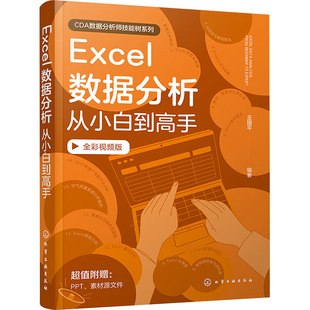 Excel数据分析从小白到高手 全彩视频版 王国平 编 办公自动化软件（新）专业科技 新华书店正版图书籍 化学工业出版社