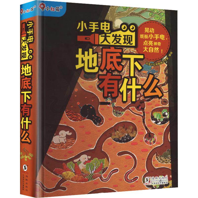 小手电大发现-地底下有什么 北京小红花图书工作室 编绘 益智游戏/立体翻翻书/玩具书少儿 新华书店正版图书籍 海豚出版社