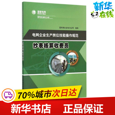 电网企业生产岗位技能操作规范抄表核算收费员 国网湖北省电力公司 组编 著作 建筑/水利（新）专业科技 新华书店正版图书籍