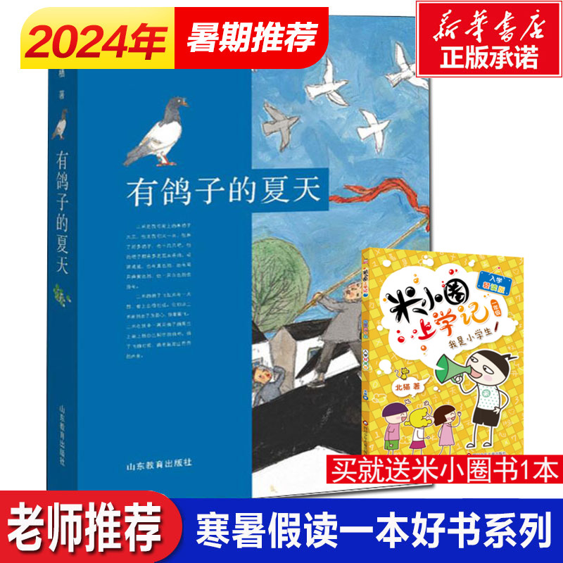 有鸽子的夏天 暑假读一本好书刘海栖温暖成长故事小说 7-10-12-14岁二三四五六年级小学生课外阅读书籍汤素兰 儿童读物图画书正版