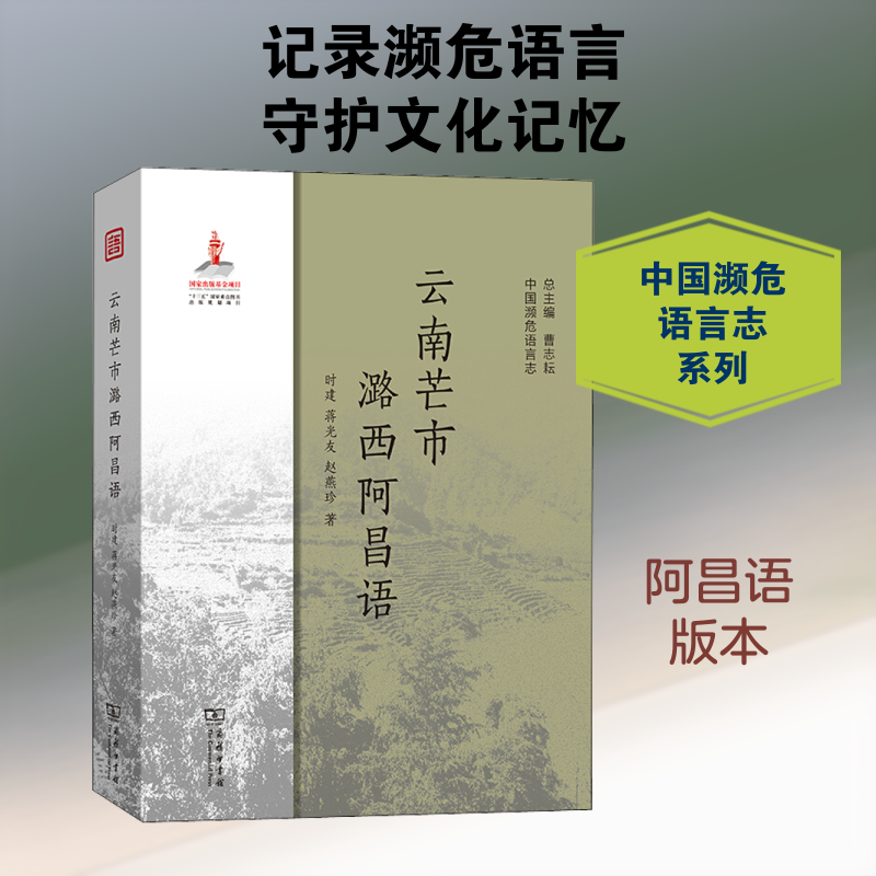 云南芒市潞西阿昌语 时建,蒋光友,赵燕珍 著 语言文字文教 新华书店正版图书籍 商务印书馆