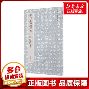 隋代墓志精粹4 崔宣度墓志 卢思容墓志 源刚墓志 元俭墓志 元睿墓志 刘弘墓志 张摩子墓 上海书画出版社 编 书法/篆刻/字帖书籍