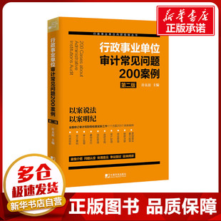 第2版 中国市场出版 编 社 统计 励志 审计经管 行政事业单位审计常见问题200案例 图书籍 新华书店正版 许太谊