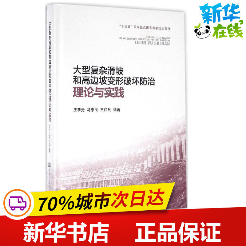 大型复杂滑坡和高边坡变形破坏防治理论与实践 王恭先,马惠民,王红兵 编著 冶金工业专业科技 新华书店正版图书籍