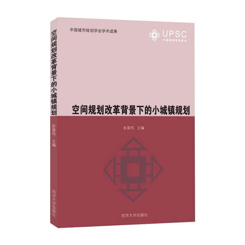 空间规划改革背景下的小城镇规划 彭震伟 著 城市规划师考试专业科技 新华书店正版图书籍 同济大学出版社