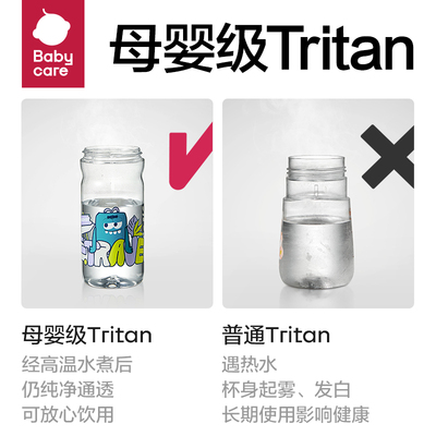 运动水杯塑儿童吸水管杯男845女生学生杯子料直幼儿饮园壶