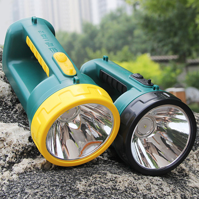 雅格充电超亮大功率户外巡逻手电