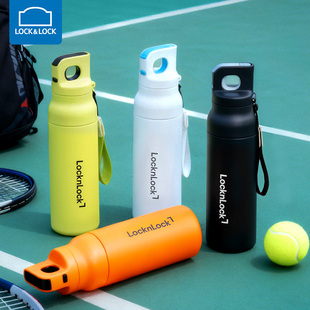 乐扣乐扣保温杯水杯运动速开杯男生咖啡杯女生户外随身杯子吸管杯