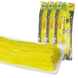 其门堂寿司大根条酸甜萝卜条紫菜包饭材料金大根日料韩料200g*5袋